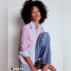 Boden Pink Sienna Cotton Shirt